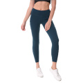 Calças esportivas de corrida femininas de nylon spandex alongamento fitness calças de compressão para ginástica leggings esportivos